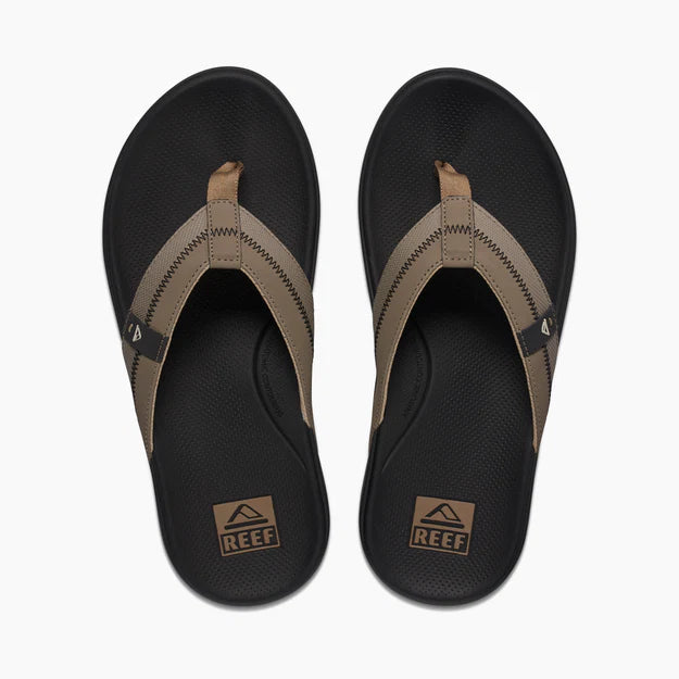 Reef Cushion Phantom 2.0 Flip Flops in Fossil/Raven