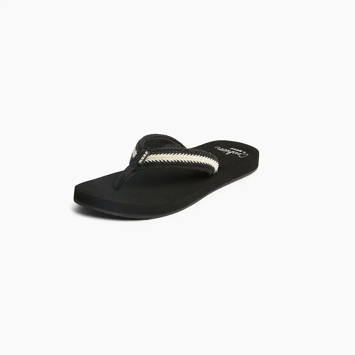 Reef Baja Maria Flip Flops in Black/Vintage