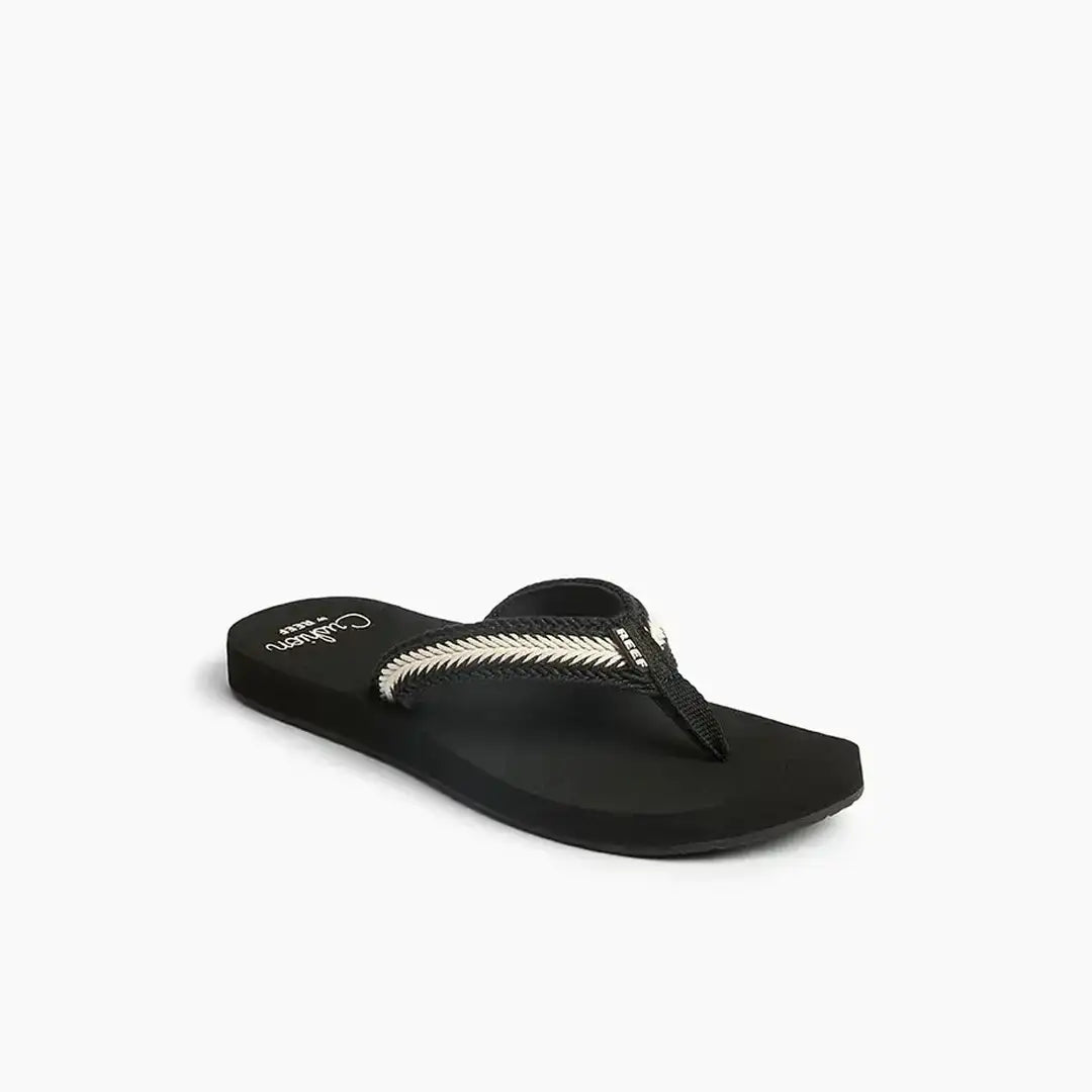 Reef Baja Maria Flip Flops in Black/Vintage