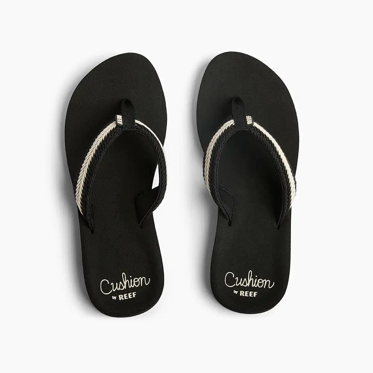 Reef Baja Maria Flip Flops in Black/Vintage