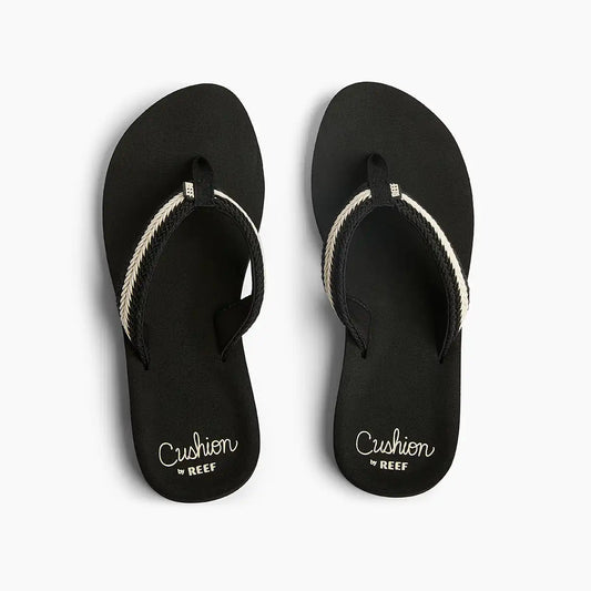 Reef Baja Maria Flip Flops in Black/Vintage