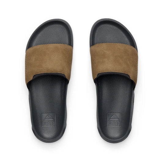 Reef Tailslide Sliders in Grey/Tan