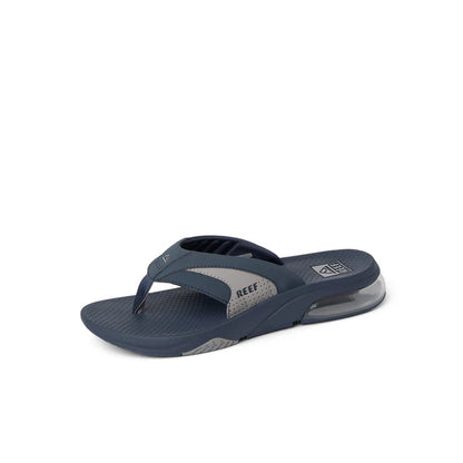 Reef Fanning Flip Flops in Navy/Grey