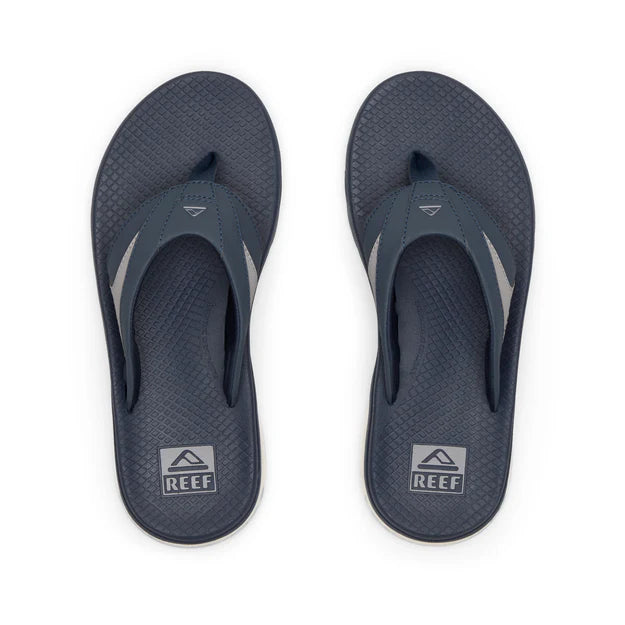 Reef Fanning Flip Flops in Navy/Grey