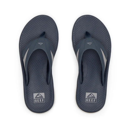 Reef Fanning Flip Flops in Navy/Grey