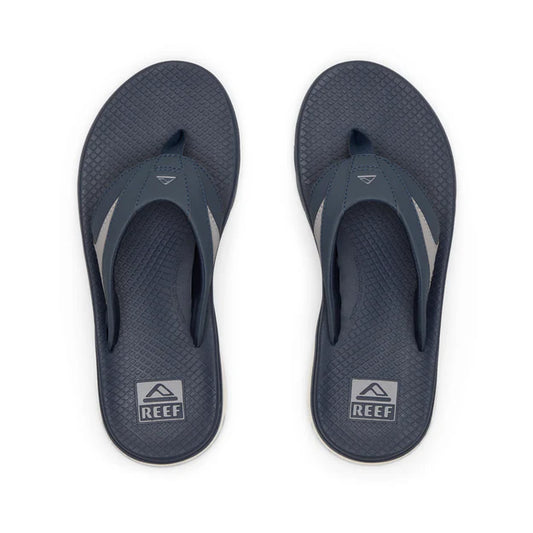 Reef Fanning Flip Flops in Navy/Grey