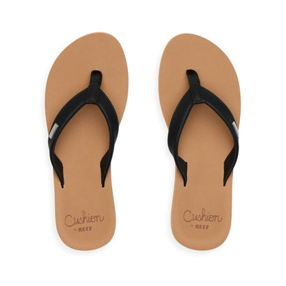 Reef Baja Sands Flip Flops in Black/Tan