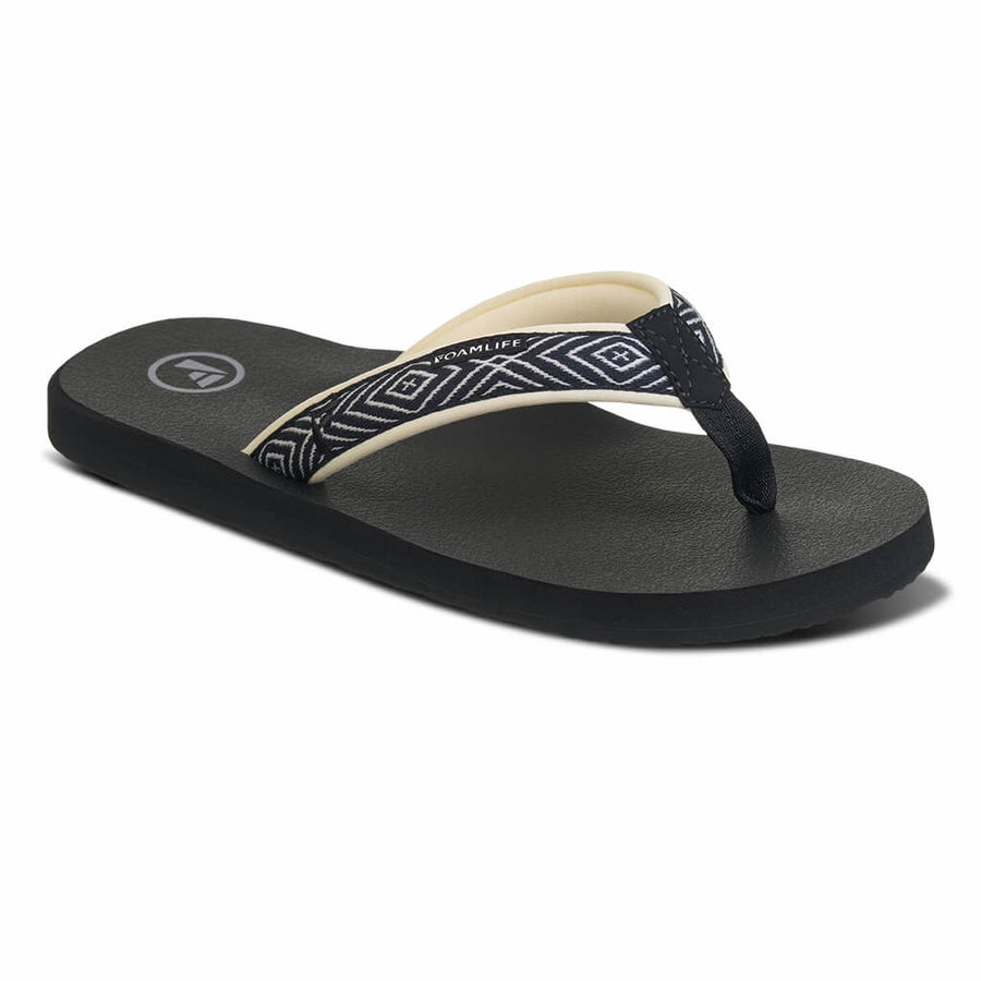 Foamlife YOGI - WOMENS FLIP FLOPS - BLACK