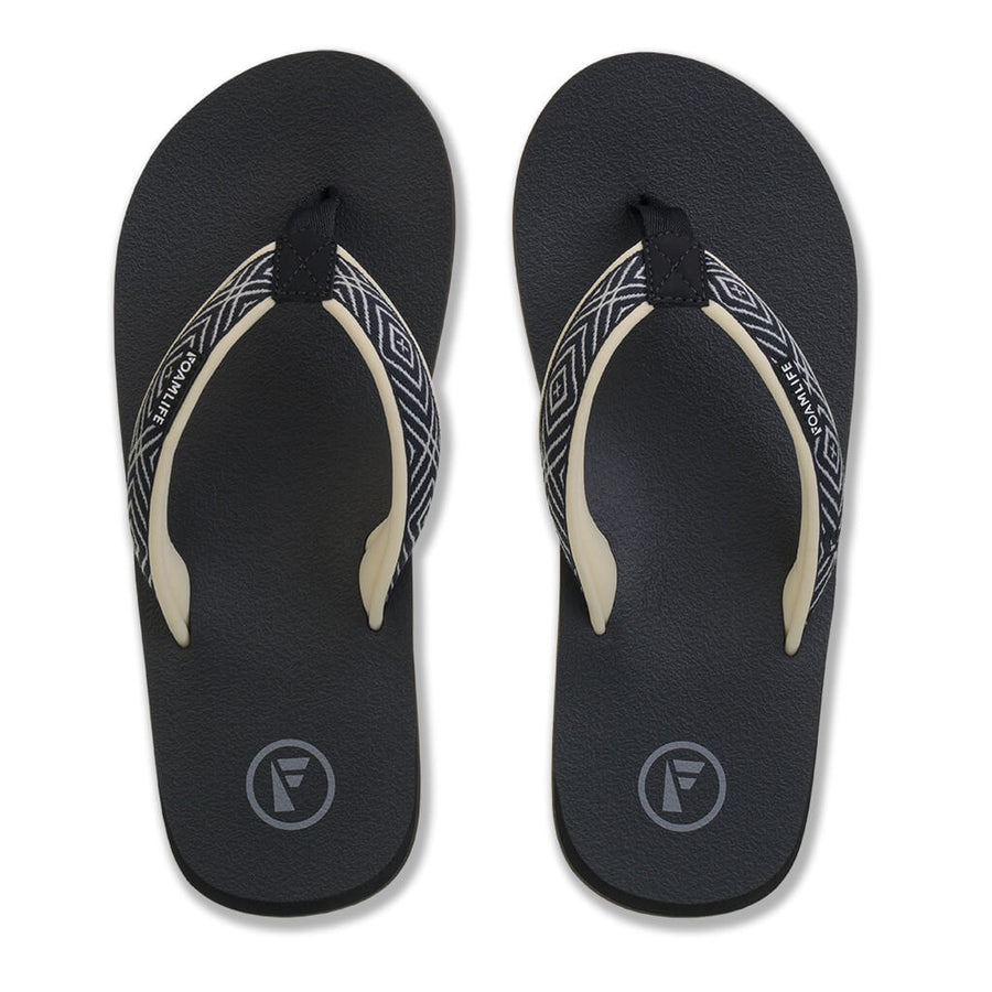 Foamlife YOGI - WOMENS FLIP FLOPS - BLACK