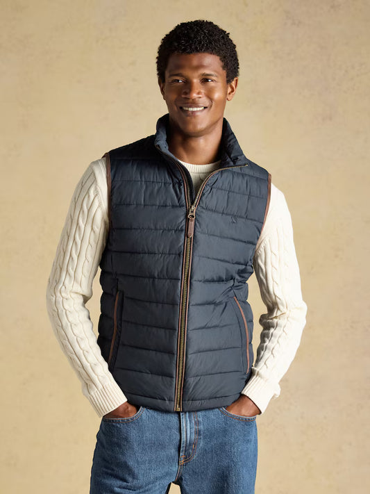 Joules Navy Heritage Padded Gilet