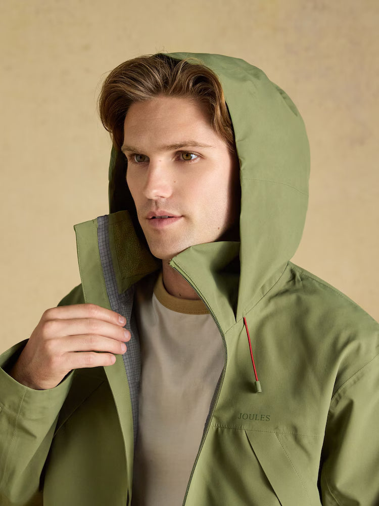 Joules Hadley Green Waterproof Coat