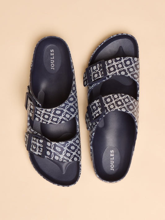 Joules Sunseeker EVA Sliders in Navy