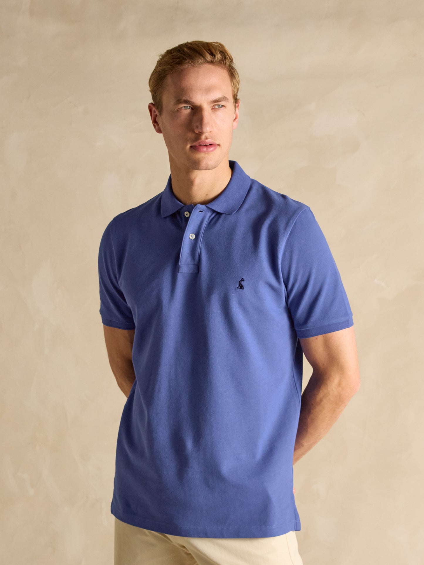 Joules Woody Polo Shirt in Deep Blue