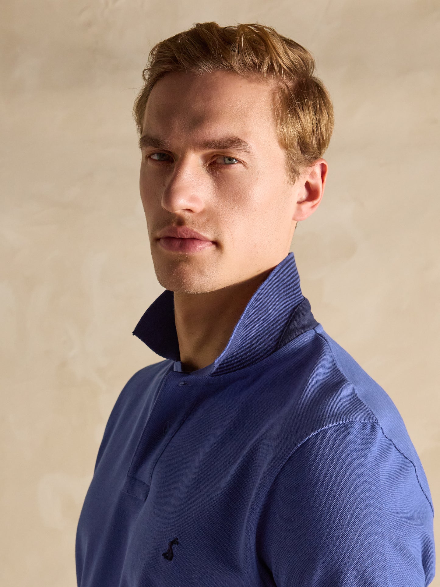 Joules Woody Polo Shirt in Deep Blue