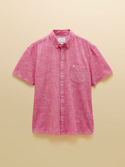 Joules Puppytooth Shirt in Pink