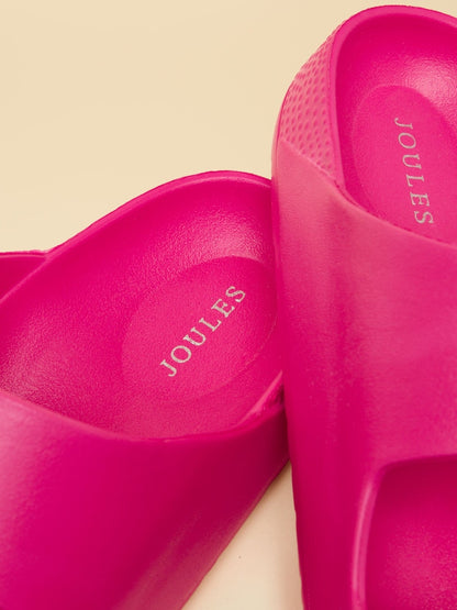 Joules Sunseeker Pink EVA Double Buckle Sliders