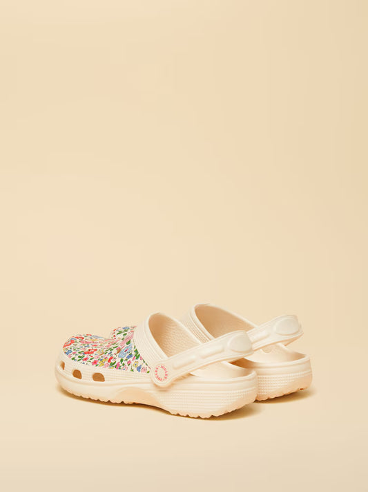 Joules Poole White Ditsy EVA Clogs