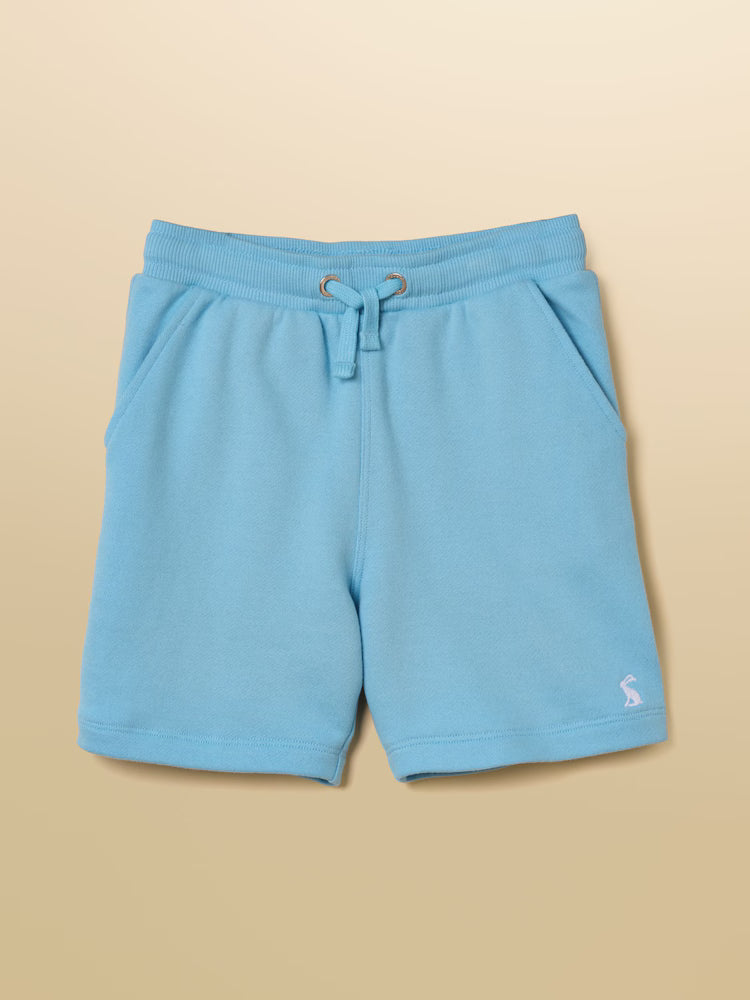 Joules Sundaze Sweat Shorts in Light Blue