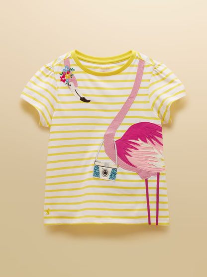 Joules Astra T-Shirt in Yellow