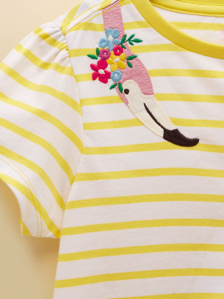 Joules Astra T-Shirt in Yellow
