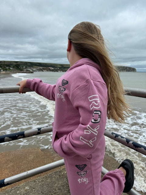 Roxy Surf Feeling - Jogger Pants for Girls in Mauve