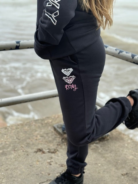 Roxy Surf Feeling - Jogger Pants for Girls in Black