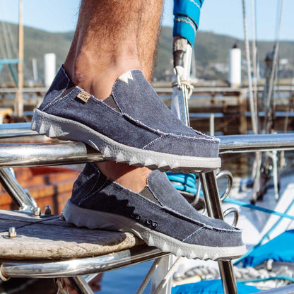 Kick Back Couch Classis Canvas in Dark Navy