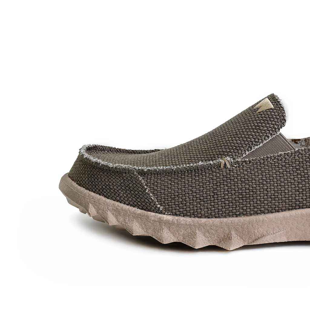 Kick Back Couch Classic in Khaki Woven Canvas