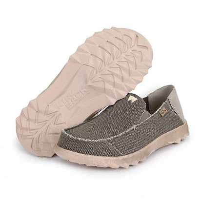 Kick Back Couch Classic in Khaki Woven Canvas