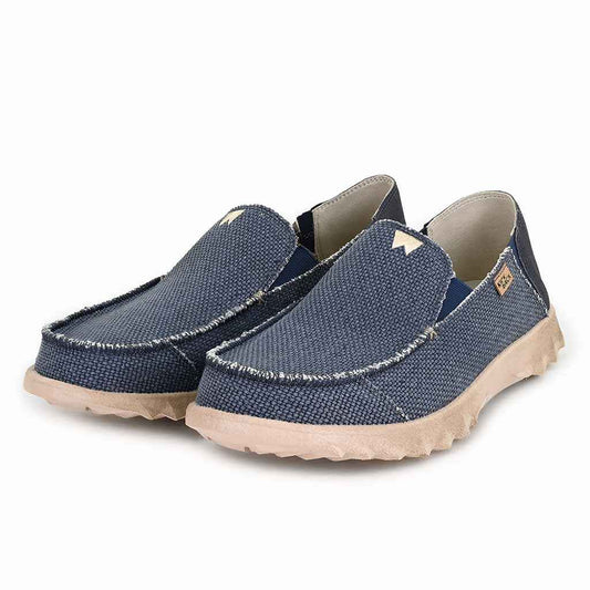 Kick Back Couch Classic in Navy Woven Canvas