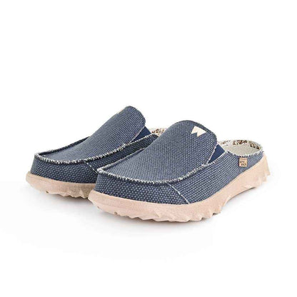 Kick Back Chaise Classic in Navy Woven Canvas