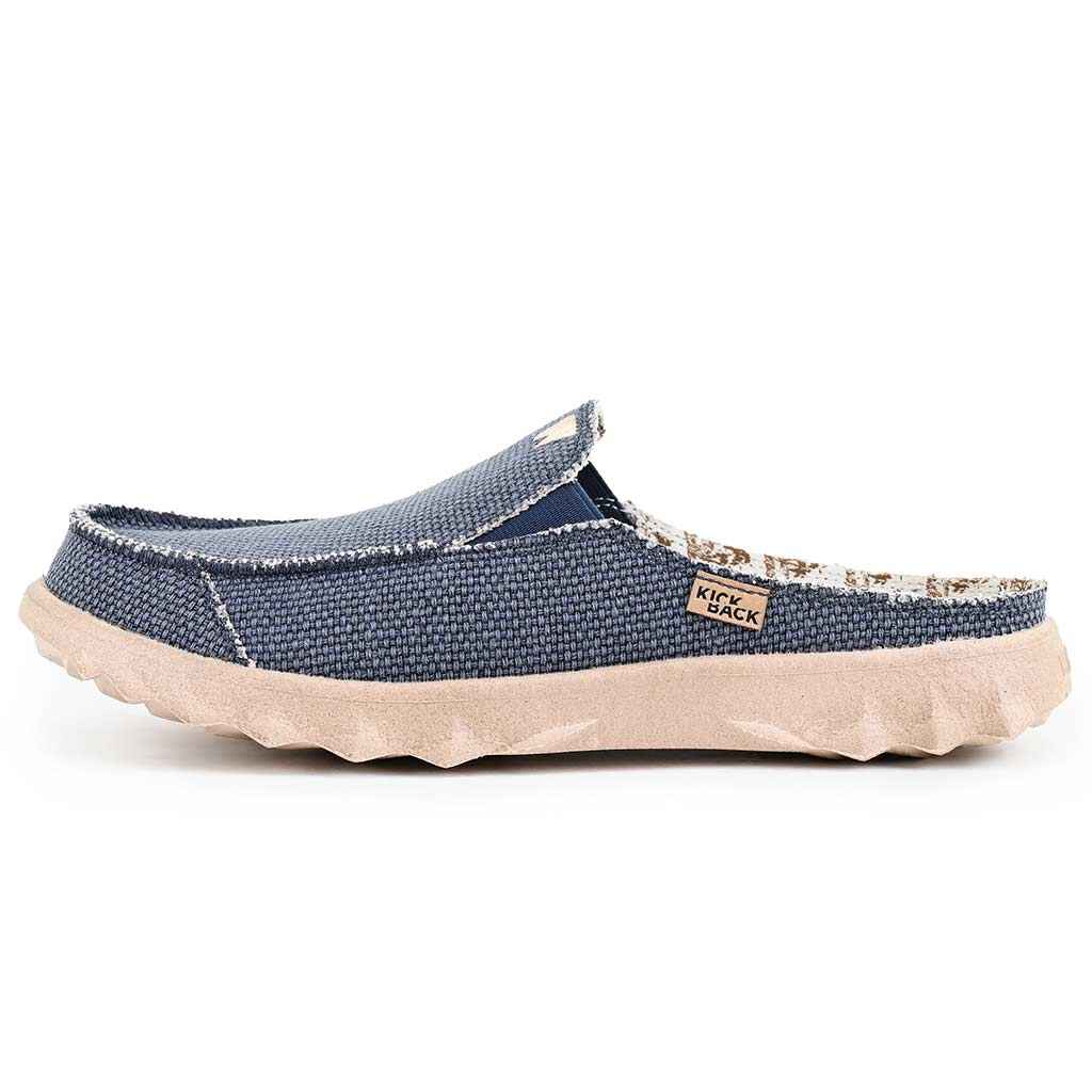 Kick Back Chaise Classic in Navy Woven Canvas
