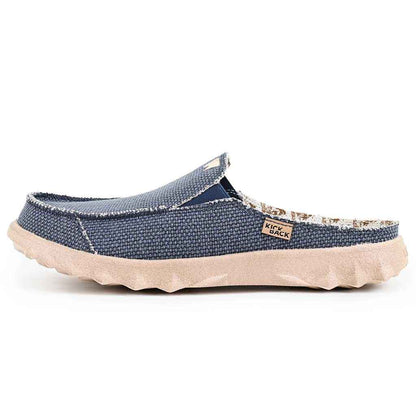Kick Back Chaise Classic in Navy Woven Canvas