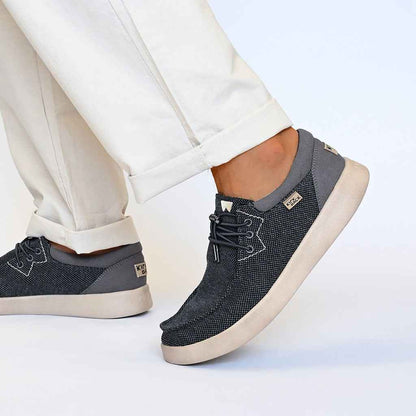 Kick Back Haven Supersoft in Mesh Charcoal Black