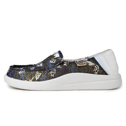 Kick Back Rizzo in Black Oriental Linen