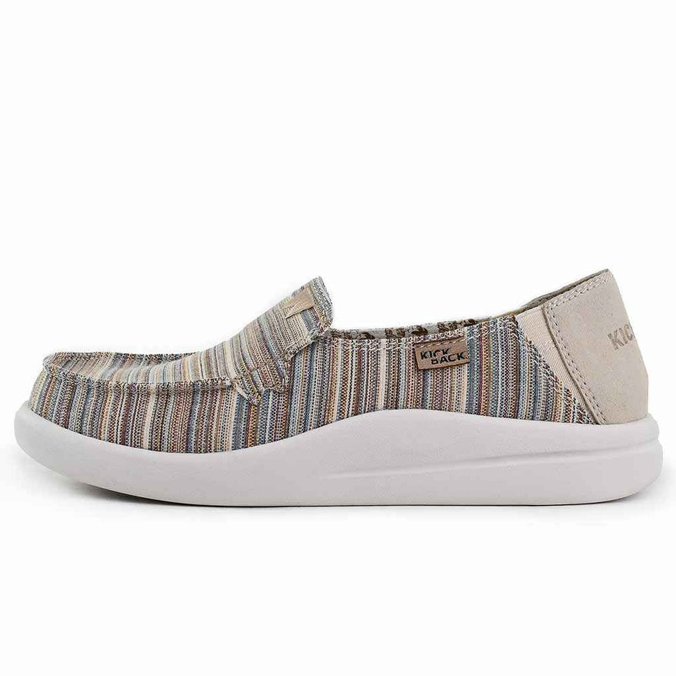 Kick Back Rizzo Canvas Pale Stripes