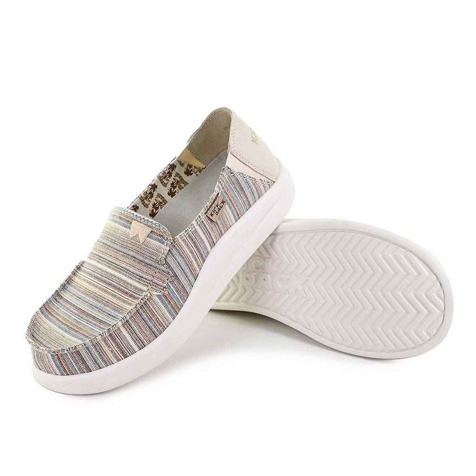 Kick Back Rizzo Canvas Pale Stripes