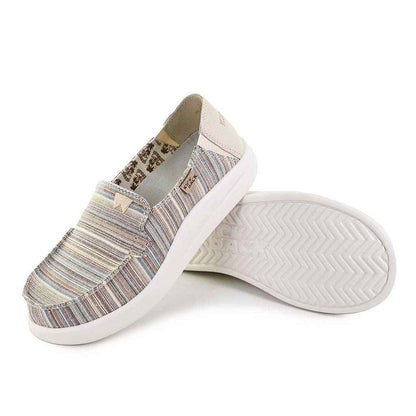 Kick Back Rizzo Canvas Pale Stripes