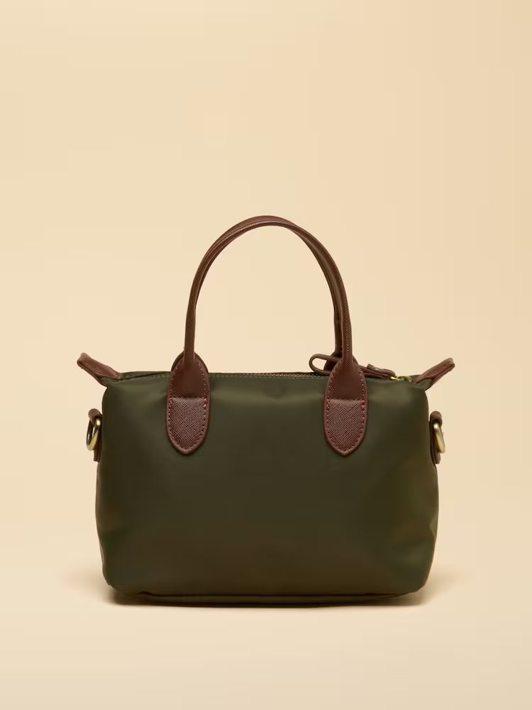 Joules Mini Crossbody Handbag in Khaki Green