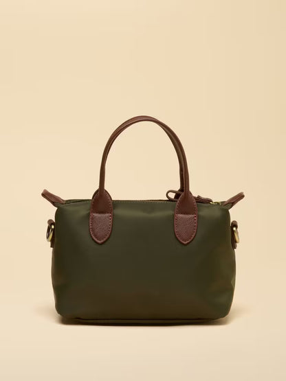 Joules Mini Crossbody Handbag in Khaki Green