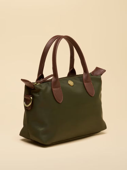 Joules Mini Crossbody Handbag in Khaki Green