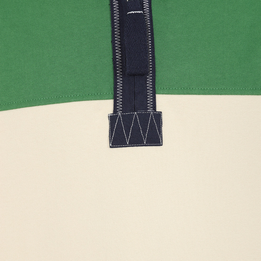 Lazy Jacks Colour Block Sweatshirt in Fairway