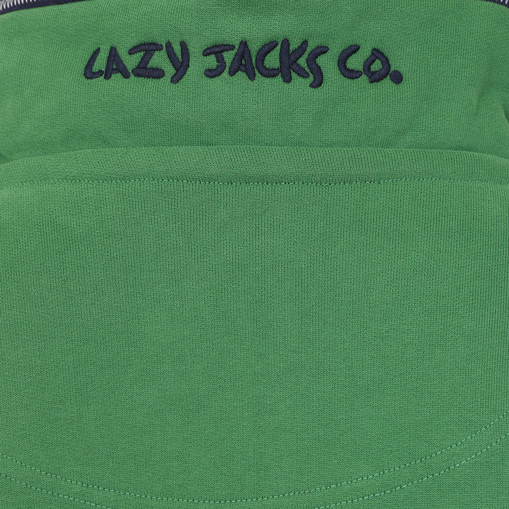 Lazy Jacks Colour Block Sweatshirt in Fairway