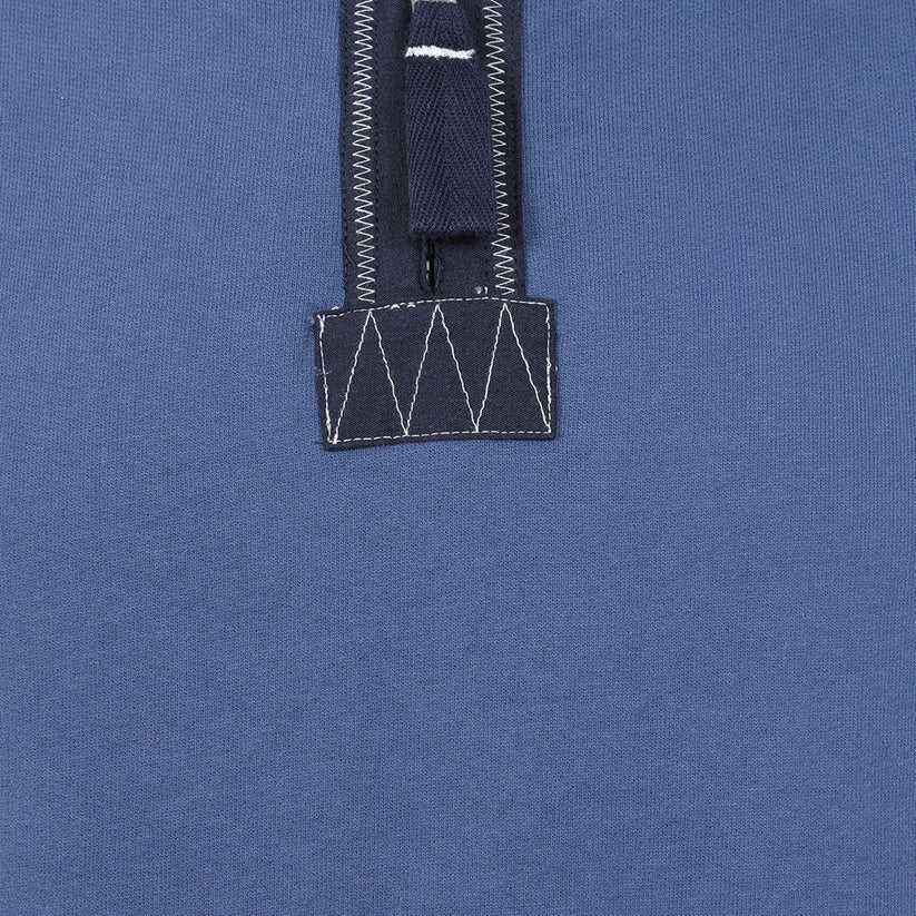 Lazy Jacks 1/4 Zip Sweatshirt in Denim