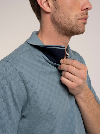 Brakeburn Saxilby Jacquard Polo Shirt