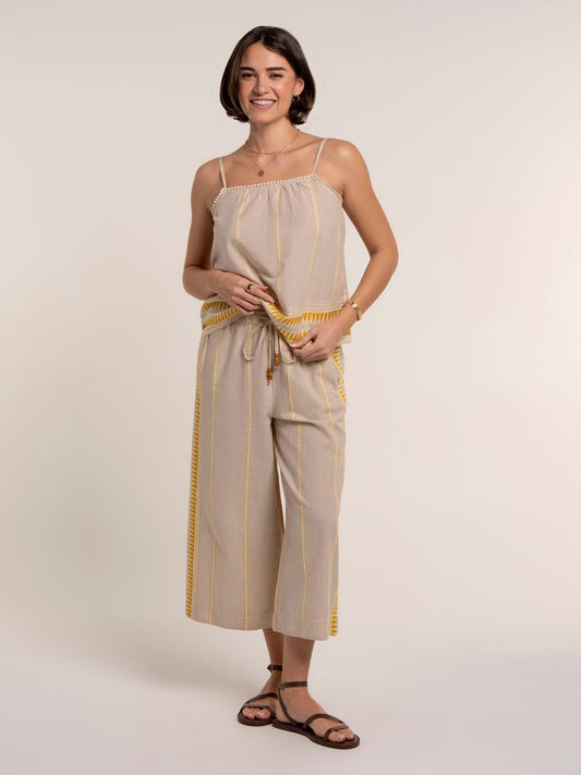 Brakeburn Fernanda Cropped Beach Pants