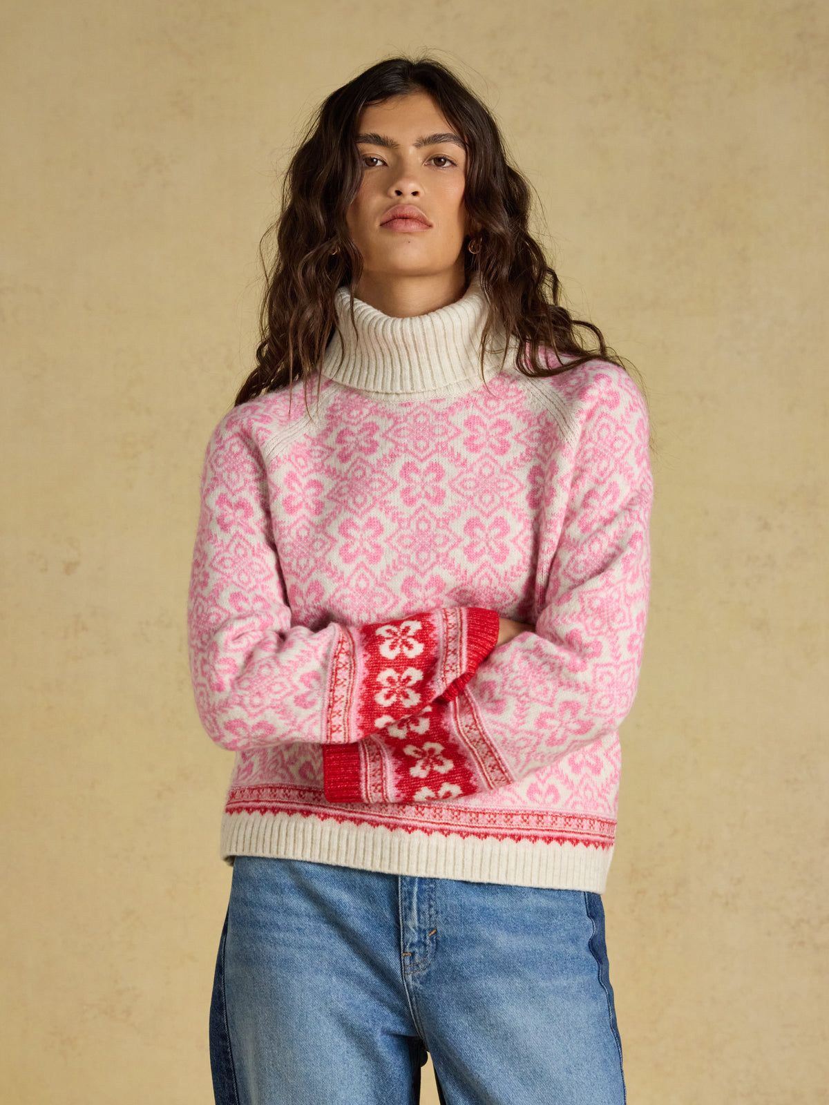Joules Addison Jumper in Pink