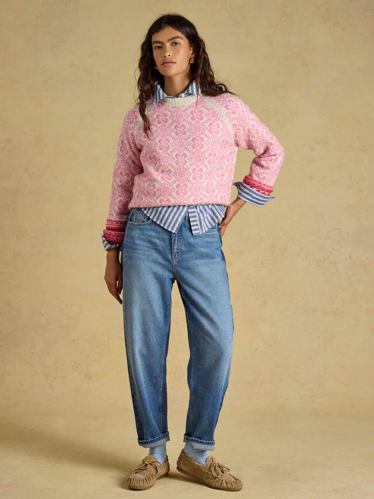 Joules Addison Jumper in Pink