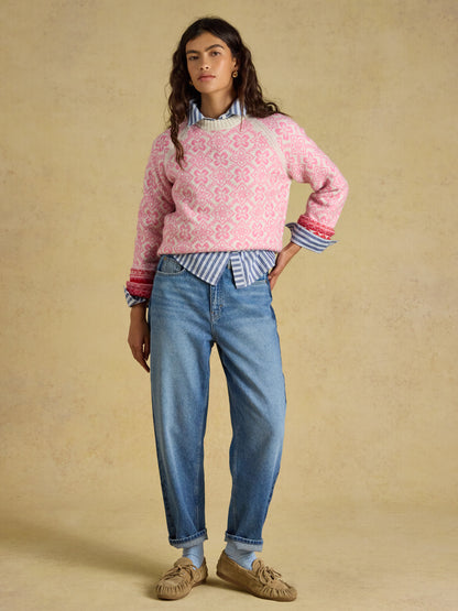 Joules Addison Jumper in Pink
