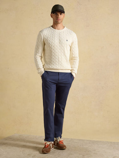 Joules Classic Fit Navy Chinos in Navy